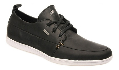 Zapatillas De Cuero Stone Topman Negro Wales Deportes