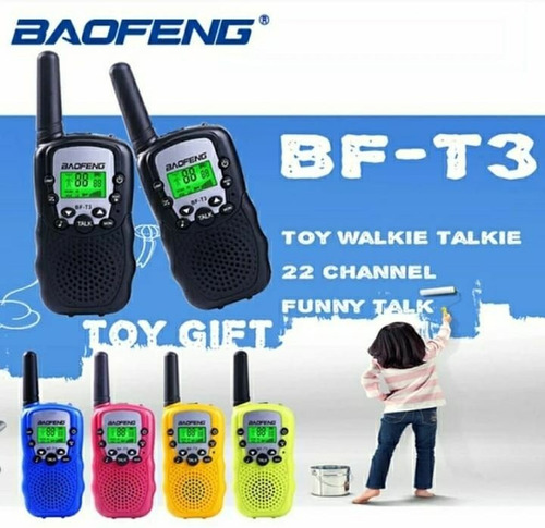  Radios De Comunicacion Baofeng Bf T3 Niños