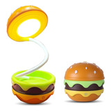 Lámpara De Escritorio Led Recargable Bright Hamburger