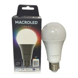 Macroled Lámpara Led Smart 12w Wifi+bluetooth - Rgb Ww - E27