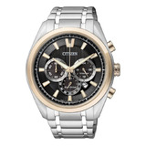 Citizen Reloj Cronógrafo Eco-drive Para Hombre Cristal Miner