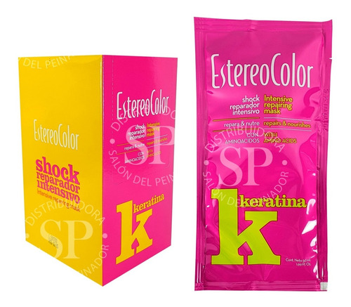 Shock Reparador Intensivo Keratina Estereocolor Caja X 10u D