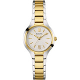 Reloj Bulova Ladies Classic Two-tone De Acero Inoxidable Con