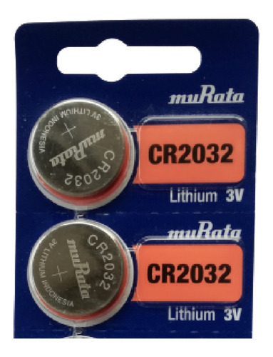 Cr2032 Pack Dos Unidades Murata Cr2032 3v 100% Original