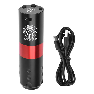 Kit Para Inalámbrico Atomus Profesional Recargable Tatuaje Máquina Pen Inalámbrica Para Potente Estable Negro Recargable | Envío gratis