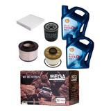 Kit De Filtros + 10w40 Shell Toyota Hilux 2.5 3.0 Año 2010