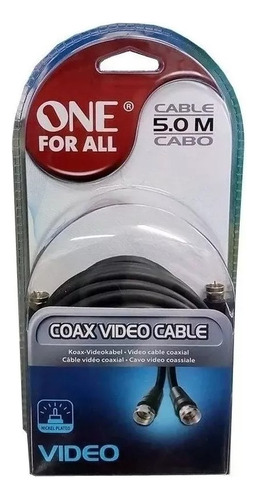 Cable Coaxial One For All De 5.0m