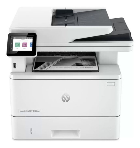 Impressora Multifuncional Hp Laserjet Pro Mono Mfp 4103fdw  