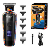 Maquina De Acabamento Pro Kemei Max Hair Clipper Graffiti  