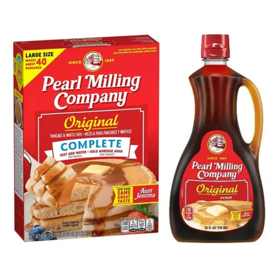 Harina Para Hot Cakes Y Miel Aunt Jemima Original Importado