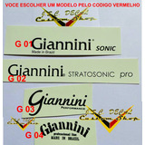 Adesivo Giannini Waterslide P/ Guitarra 