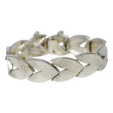 Brazalete Estilo Belgiorno Plata 925 Eslabon Espiga