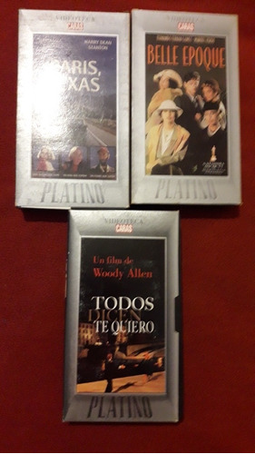 Lote Películas Clásicas Contemporáneas Parte 1  [6 Vhs]