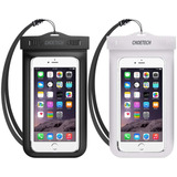 Choetech Funda Impermeable Universal,2x Funda Celular Contra