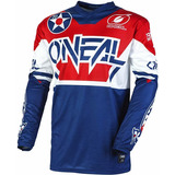 O'neal Elemento Warhawk Jersey Adultos (azul / Rojo, S)