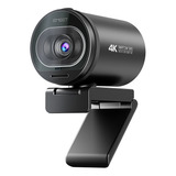 Webcam 4k Uhd 8mp Tf Com Foco Automático 1080p 60fps E 2 Mic