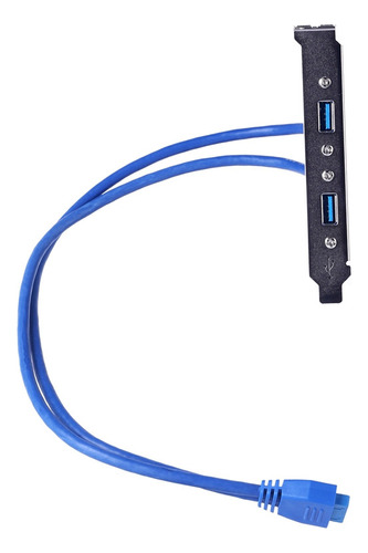 Cabezal De Cable De Doble Puerto De 20 Pines A Usb 3.0, Ext