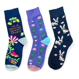 Pack 3 Pares De Calcetines / Flores, Alien, Pascua 