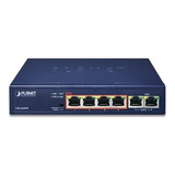 Planet 6-100(4-poe+af/at) Extend-250mt 60w-tot Switch No-adm