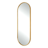 Espelho Oval Corpo Inteiro Decorativo Moldura 1,90x0,44