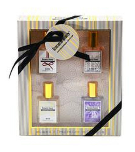 Estuche Pack De 4 Perfumes Miniatura 15 Ml Para Mujer