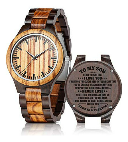 Relojes De Madera Personalizados Umiphimat - Aniversario Cum