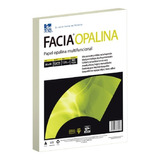 Papel Facia Opalina Tamaño Carta Blanco 120gr 100 Hojas