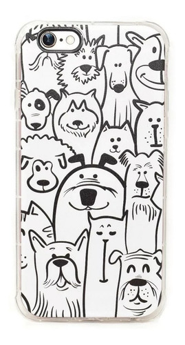 Funda Perros Dogs Mujer Antigolpes Para Phone 6 7 8 X Xr 11