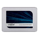 Ssd Crucial Mx500 1tb 3d Nand Sata 2.5 - Hd Cor Cinza