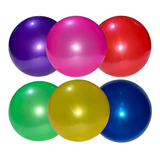 12 Pelotas Colores Lisos Plástico Mayoreo Niño Fiesta Regalo