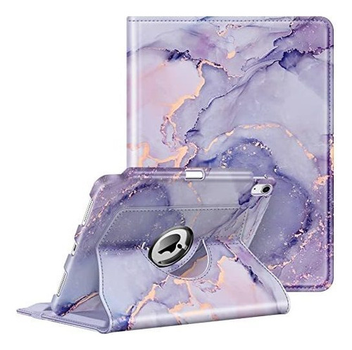 Funda Para iPad 10th Generacion Giratoria 360 - Marmol