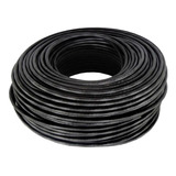 Cable Rollo 100mts Utp Exterior Cat 5e Red Vaina Negra Nf 