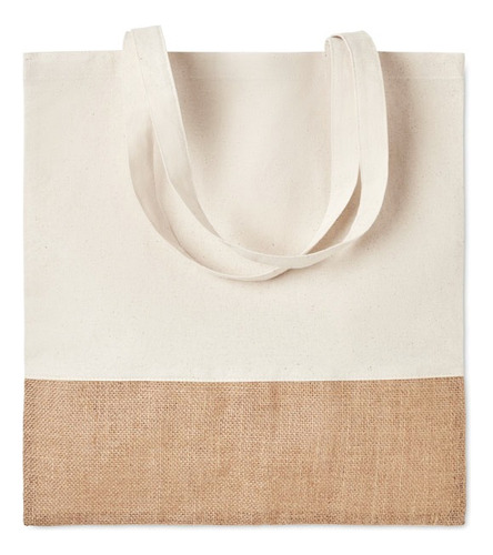 Bolsa Tote Bag Lienzo Algodon Yute, 35 X 40cm, X10u