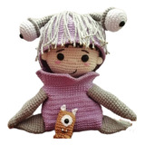 Peluche Muñeca Boo Monsters Inc Con Disfraz Tejida Amigurumi