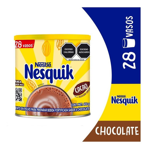 Chocolate En Polvo Nesquik 400g.