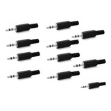 20 Ficha Conector Mini Plug Stereo 3.5 Auricular Mp3 Trs