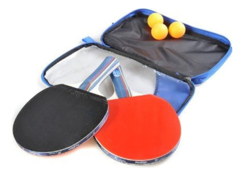 Paletas Ping Pong Set 3 Pelotas Tenis Mesa / Ekipofertas