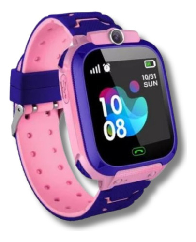 Smartwatch Kids Infantil Relógio Gps Câmera Sos Rosa