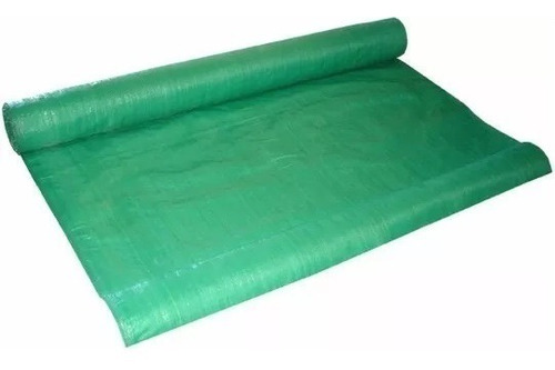 Rafia Cubre Cerco Plastico Verde 1.85 X 50mts X Rollo