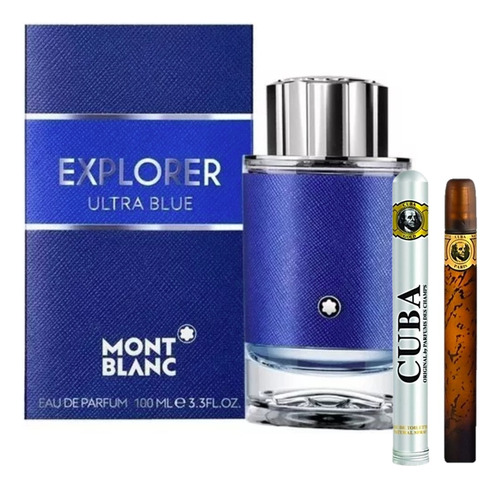 Mont Blanc Explorer Ultra Blue 100ml+perfume Cuba 35ml