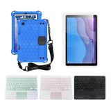 Vidrio + Protector Y Teclado Para Lenovo Tab M10 Hd Tb-x306