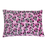 Funda Para Almohada Soft Pink Minnie Calientita Invernal