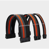 Kit Cables Mallados Atx Calidad Premiun 24 Pin Atx 4+4 6+2x2