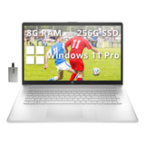 Laptop Hp 17.3 Anti-glare Hd+, Amd Ryzen U, Lpddr5 De 8 Gb, 