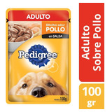 Pouch Pedigree Adulto Sabor Pollo X 12 U. X 100 Grs.