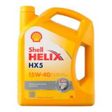Aceite Mineral 15w40 Shell Helix Hx5 4 Litros