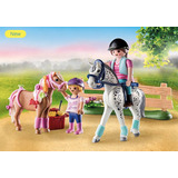 Playmobil Starter Pack Cuidadora De Caballos