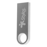 Memoria Usb Stylos 2.0 64gb Metálica Plata Stmusb4b