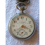 Relógio De Bolso Antigo F.e. Roskopf Patent 18632 Suiço