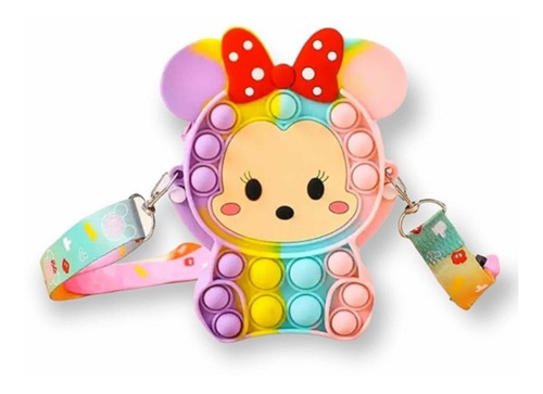 Cartera Popit Minnie, Pop It Juego Niña 14x11cm